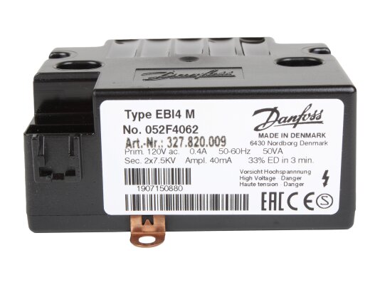 Danfoss EBI4 M 052F4062 ignition transformer